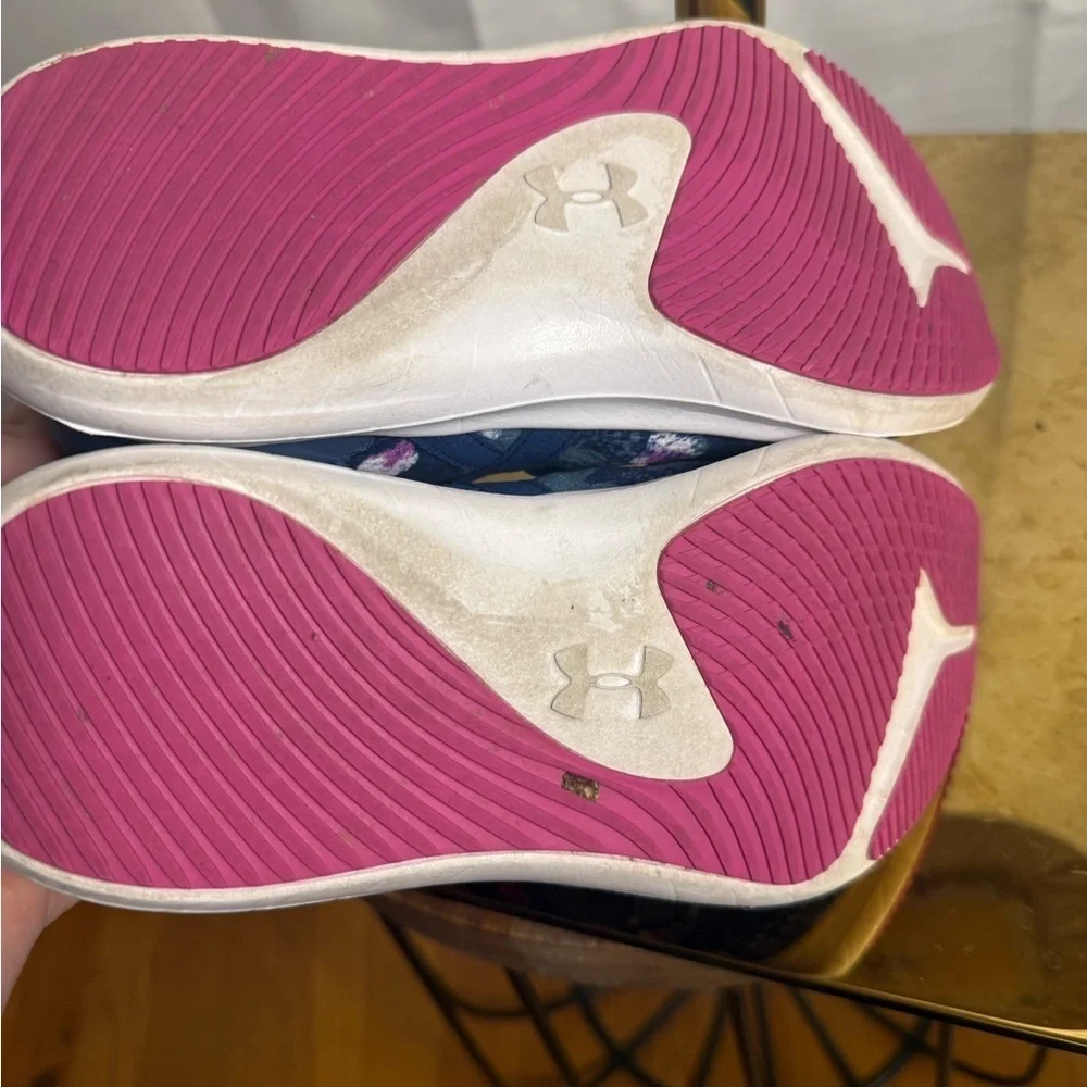 Under Armour Blue and Pink Sneakers with Stylish Design 4